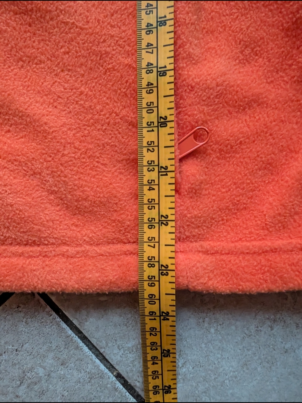 Columbia Youth Fleece Jacket Full Zip Bright Orange Size 14/16 (L/XL) - Picture 10 of 11